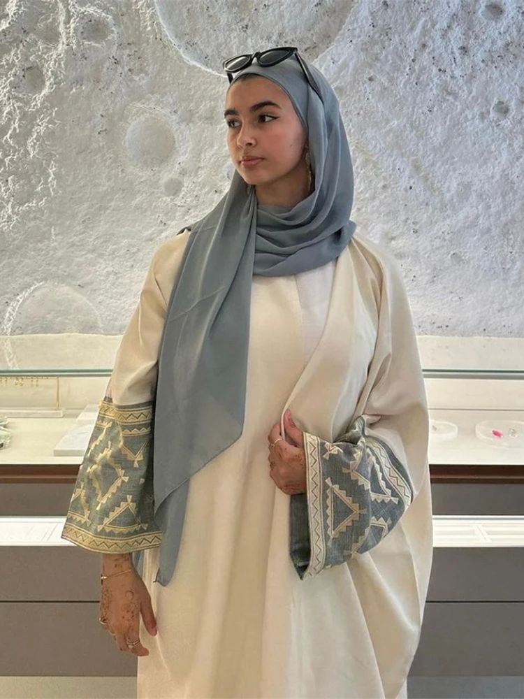 Embroidery Kebaya - Eid Haft Kimono Abaya Dubai Luxury