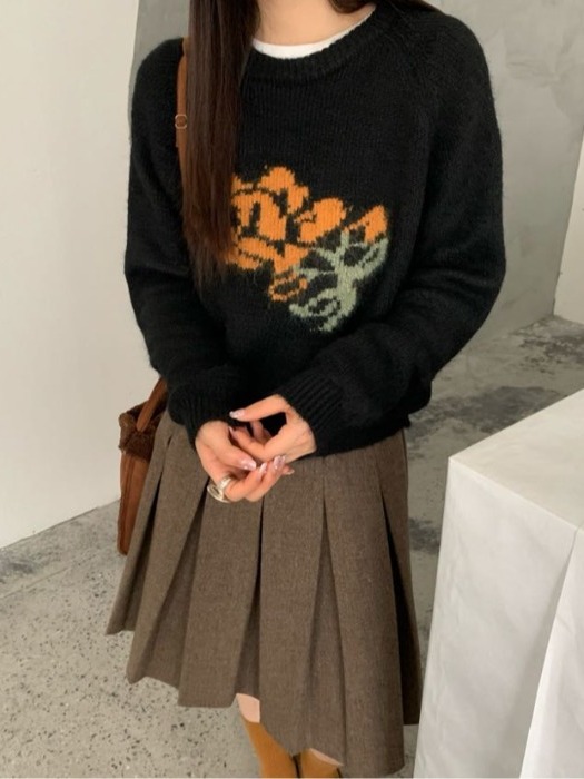 Retro sweter damski z długim r – Embroidery Rose recenzja i cena