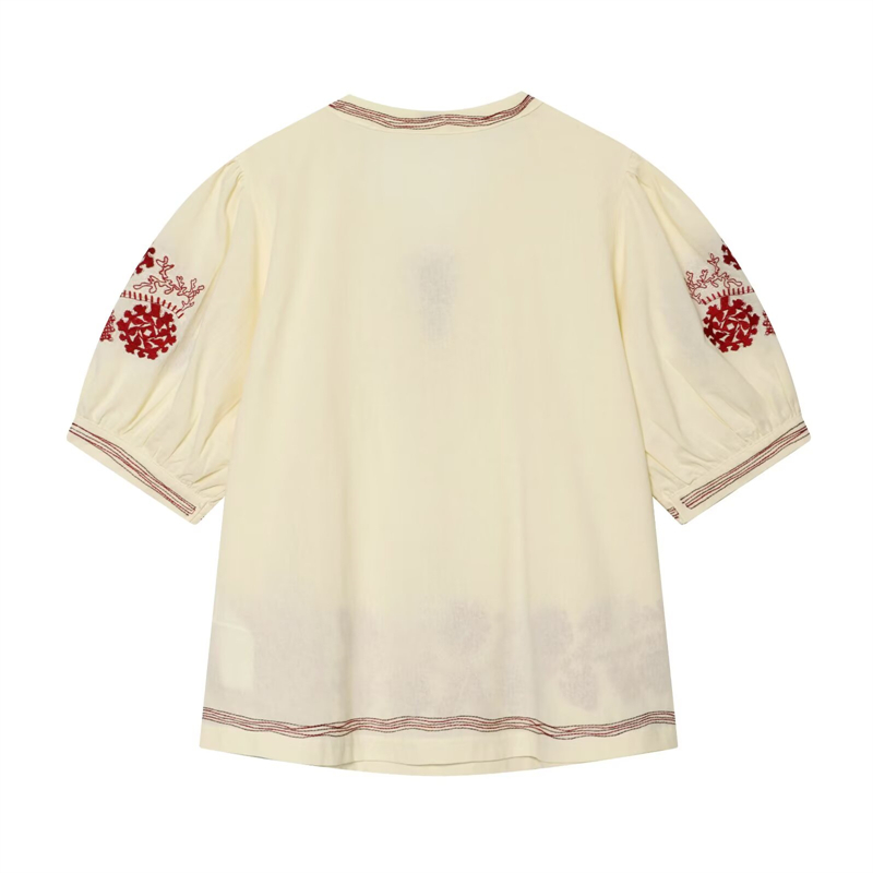 KEYANKETIAN 2026 Boho Vacation – Embroidery Cotton Shirt recenzja i cena