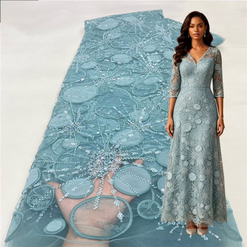 Luksusowa afrykańska koronka z – Embroidery Yellow Dress recenzja i cena